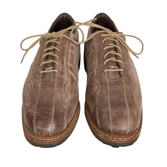 Allen Edmunds Brown Bicycle-toe Voyager Oxford Shoe 10.5 D Casual Walking Shoe